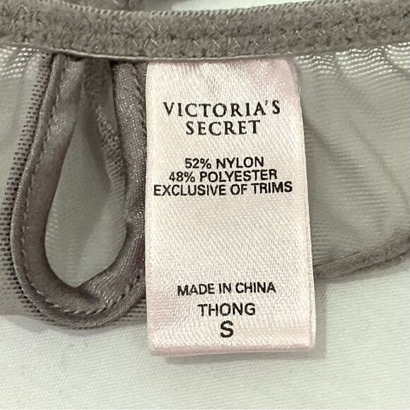 Victoria’s Secret unlined Demi bra & panty set Sz 36B & Small Balconette Thong - Picture 11 of 13